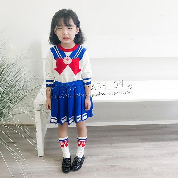アニメ グッズ 美少女戦士セーラームーン風 子供 風 コスプレ セーター スカート セット Tfdmzbwy005 Top Fashion Store 通販 Yahoo ショッピング