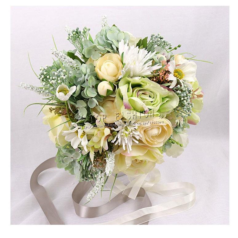 ウエディングブーケ ブートニア リストブーケ 花束 花飾り 結婚式 バラ造花 手首の花 花嫁 披露宴 手作り キット ブライダルブーケ Tpsph0 Top Fashion Store 通販 Yahoo ショッピング