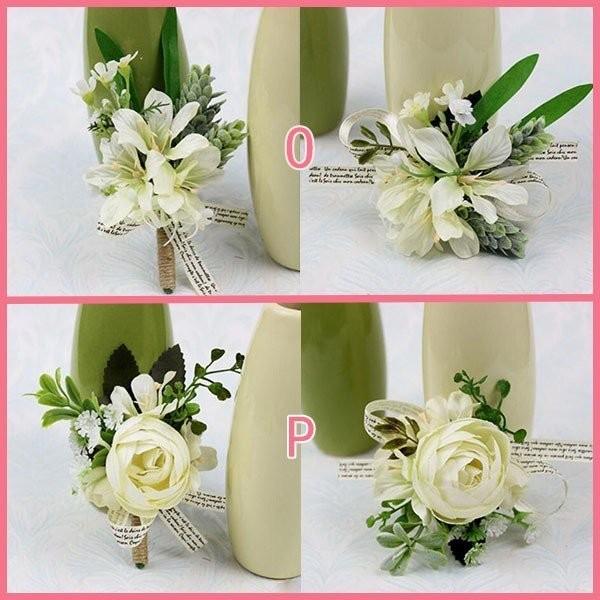 ウエディングブーケ ブートニア リストブーケ 花束 花飾り 結婚式 バラ造花 手首の花 花嫁 披露宴 手作り キット ブライダルブーケ sphcq001 Top Fashion Store 通販 Yahoo ショッピング