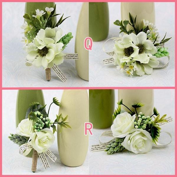 ウエディングブーケ ブートニア リストブーケ 花束 花飾り 結婚式 バラ造花 手首の花 花嫁 披露宴 手作り キット ブライダルブーケ sphcq032 Top Fashion Store 通販 Yahoo ショッピング