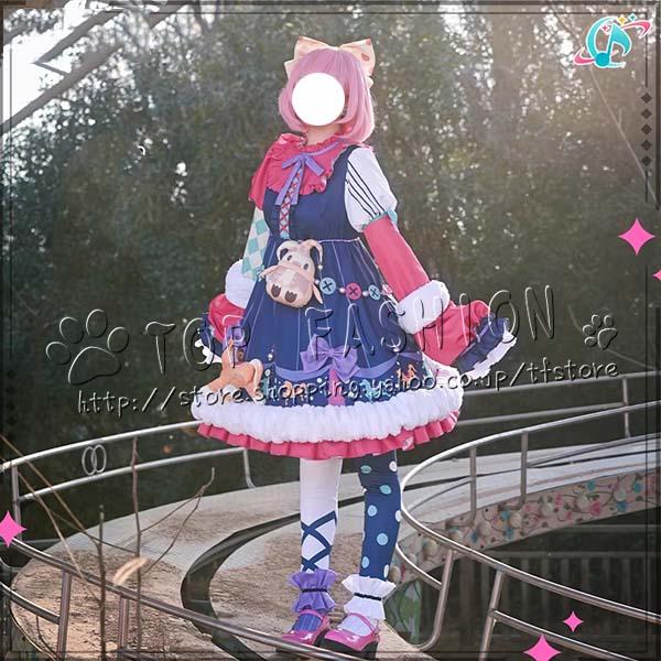 プロジェクトセカイ カラフルステージ！ feat. 初音ミク 風 鳳えむ コスプレ衣装 ウィッグ 靴 仮装 学園祭 文化祭 ハロウィン クリスマス コスチュームの画像