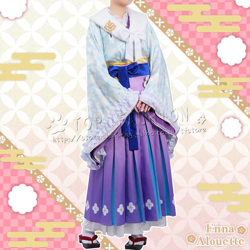 新品 にじさんじ Vtuber 風 エナー・アールウェット Enna Alouette 新衣装 Ethyria コスプレ衣裝 着物 レディース コスプレ衣装 変装 仮装_1