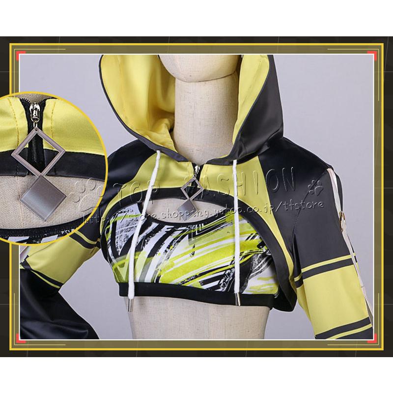 新品 にじさんじ Vtuber 風 獅子堂あかり コスプレ衣裝 ウィッグ ドレス レディース コスプレ衣装 変装 仮装の画像