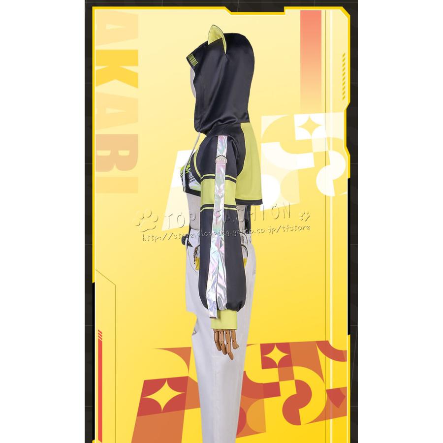 新品 にじさんじ Vtuber 風 獅子堂あかり コスプレ衣裝 ウィッグ ドレス レディース コスプレ衣装 変装 仮装の画像