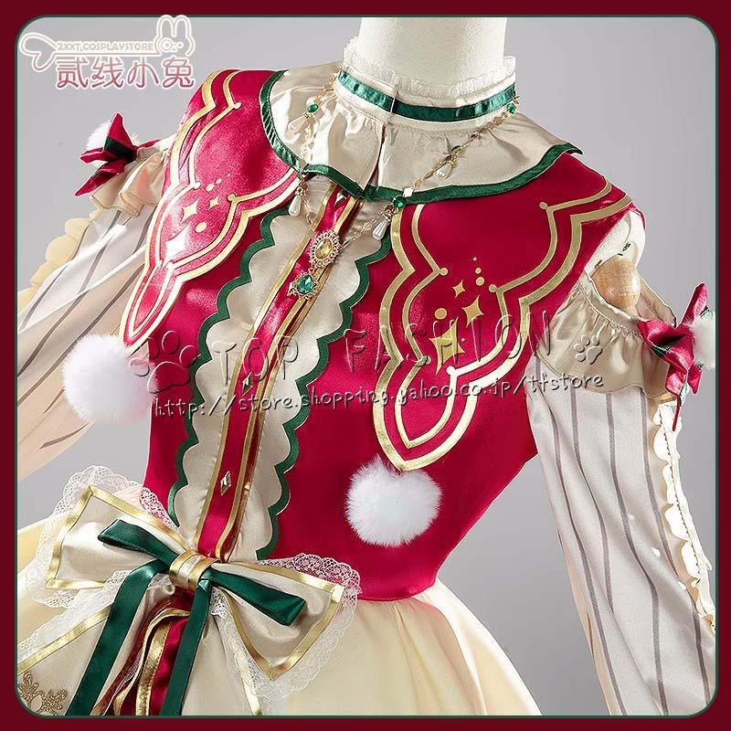 ウマ娘 プリティーダービー メジロブライト 清らに星澄むスノーロリィタ コスプレ 衣装 ウィッグ 靴 ハロウィン クリスマス 文化祭_3