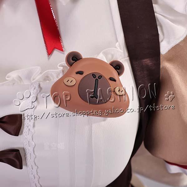 鳴潮 千咲  風 メイド服 コスプレ衣装 ウィッグ 靴 cosplay コスチューム イベント アニメ ハロウィン仮装 文化祭の画像