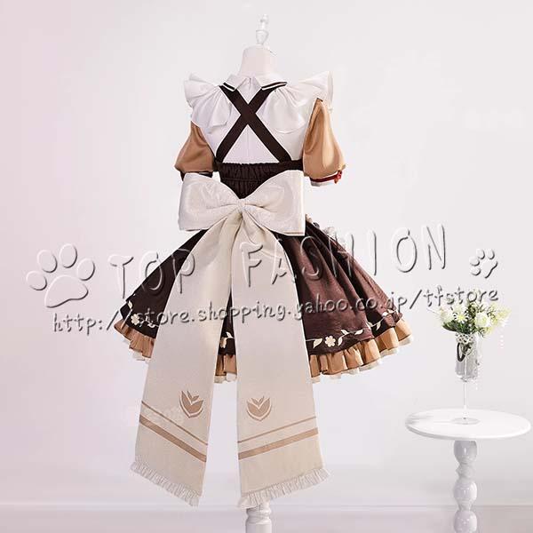 鳴潮 千咲  風 メイド服 コスプレ衣装 ウィッグ 靴 cosplay コスチューム イベント アニメ ハロウィン仮装 文化祭の画像