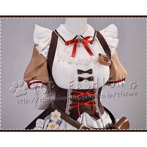 鳴潮 千咲  風 メイド服 コスプレ衣装 ウィッグ 靴 cosplay コスチューム イベント アニメ ハロウィン仮装 文化祭の画像
