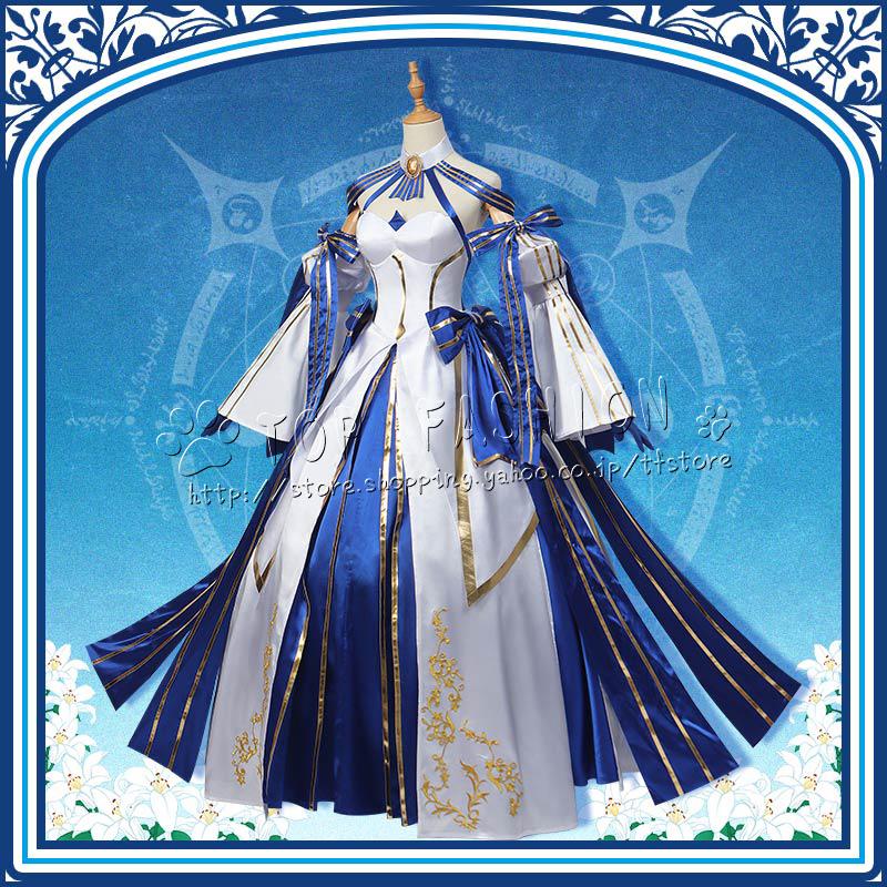 Fate/Grand Order フェイト/グランドオーダー FGO 風 アルクェイド ブリュンスタッド コスプレ衣裝 ウィッグ レディース コスプレ衣装 変装 仮装_10