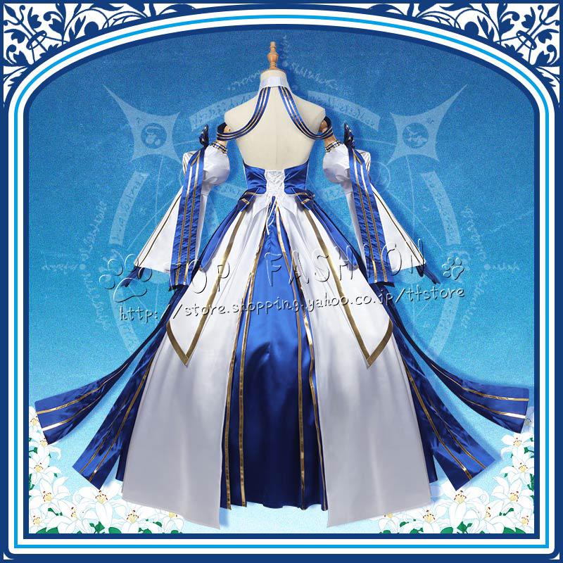 Fate/Grand Order フェイト/グランドオーダー FGO 風 アルクェイド ブリュンスタッド コスプレ衣裝 ウィッグ レディース コスプレ衣装 変装 仮装_11