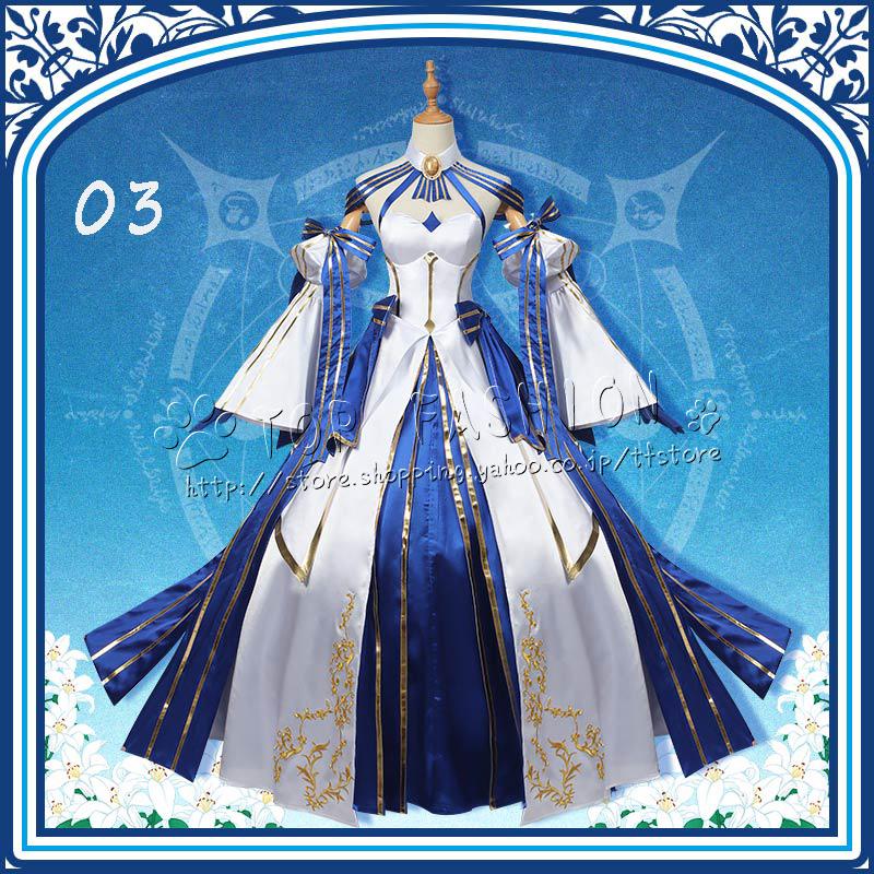 Fate/Grand Order フェイト/グランドオーダー FGO 風 アルクェイド ブリュンスタッド コスプレ衣裝 ウィッグ レディース コスプレ衣装 変装 仮装_9