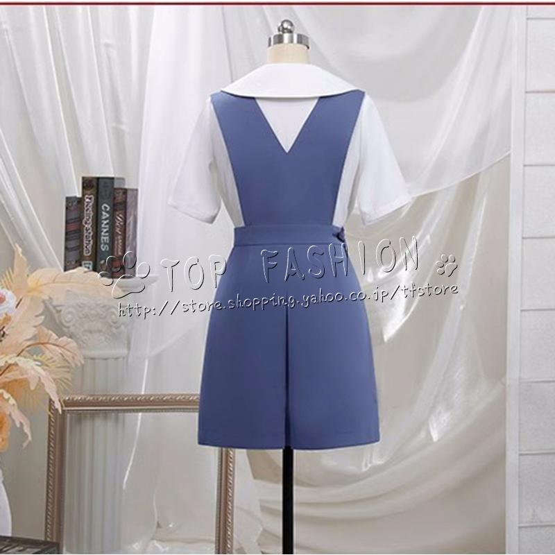 新世紀エヴァンゲリオン風 明日香 惣流 アスカ ラングレー 制服 新衣装