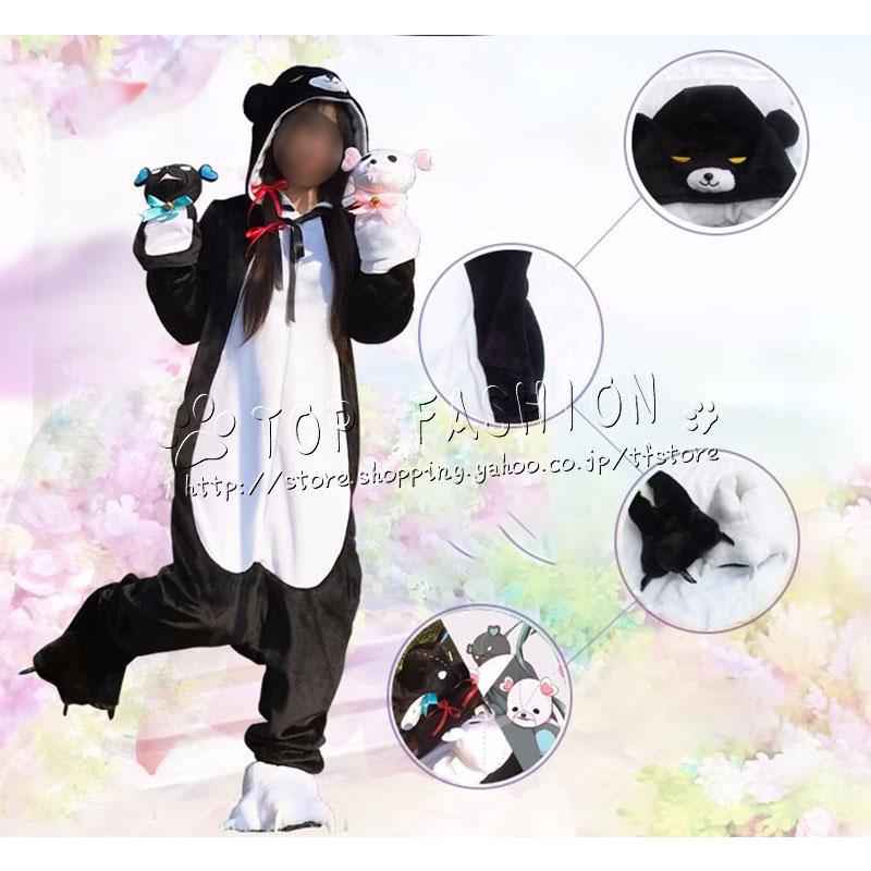 くまクマ熊ベアー 風 優奈 ユナ パジャマ着 コスプレ衣装 cosplay 仮装