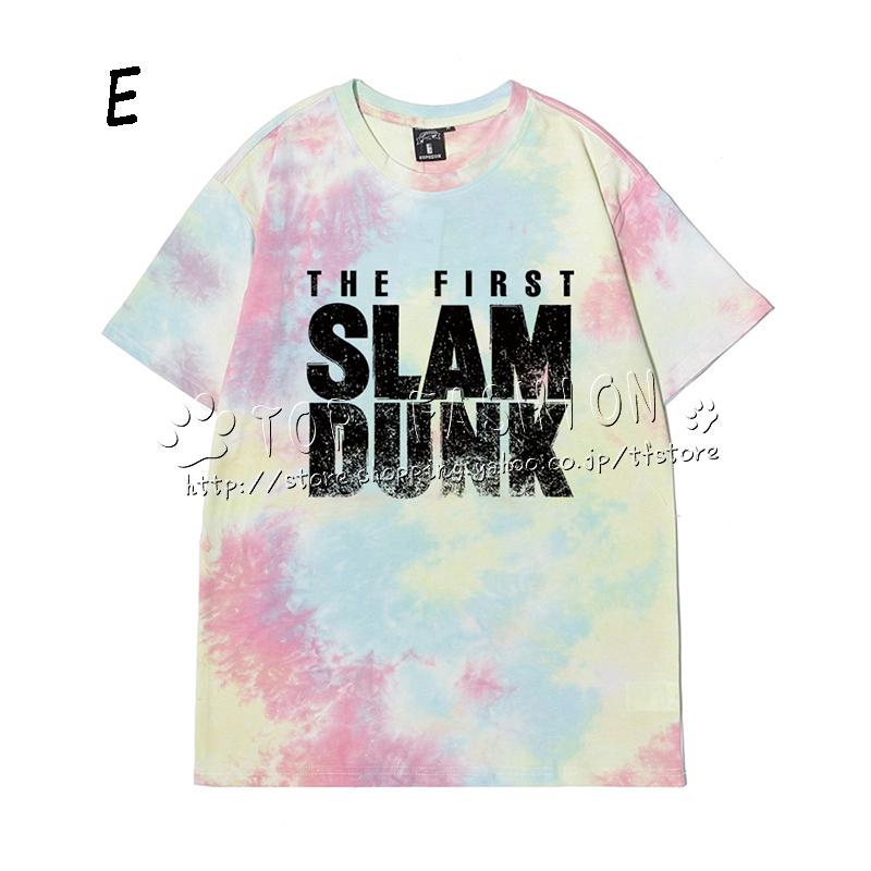 送料無料◆新品 SLAM DUNK スラムダンク 風 流川楓 さくらぎはなみち Tシャツ 半袖 束ねて染色する 春夏 男女兼用 ペアルック 周辺 半袖 大人用 通気 吸汗 速乾｜tfstore｜06