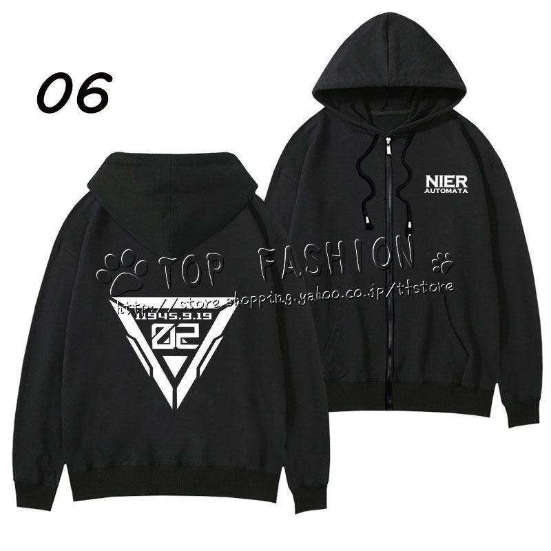 ニーア　ロングパーカー NieR Clothing ニーア イレギュラーヘム ロングパーカー 長袖トップス