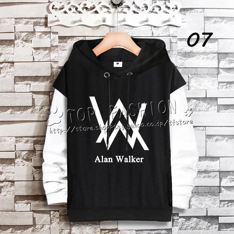 送料無料 Alan Walker 周辺 Faded フェイク2点フード付きパーカー 春秋