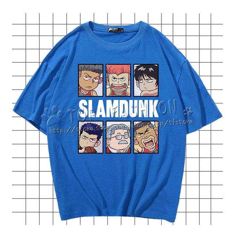 送料無料◆SLAM DUNK スラムダンク 風  流川楓 さくらぎはなみち Tシャツ 半袖 春夏 男女兼用 ペアルック 周辺 半袖 大人用 通気 吸汗 速乾｜tfstore｜02