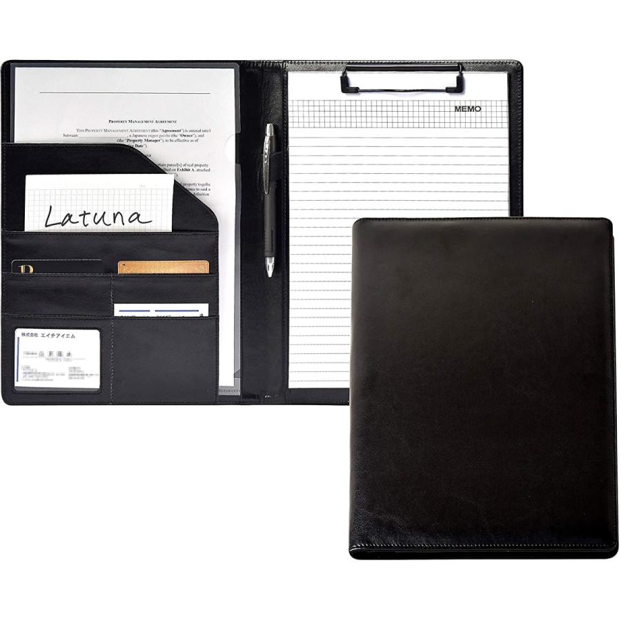 Latuna バインダー 本革 牛革 クリップボード プレゼント ギフト 贈り物 高級感 クリップ ファイル 二つ折り 多機能 ペンホ Tg Office 通販 Yahoo ショッピング