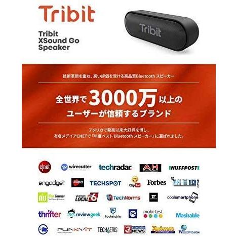 2020年最新型Tribit XSound Go Bluetooth スピーカー IPX7完全防水 ポータブルスピーカー 24時間連続再生｜tg-office｜02