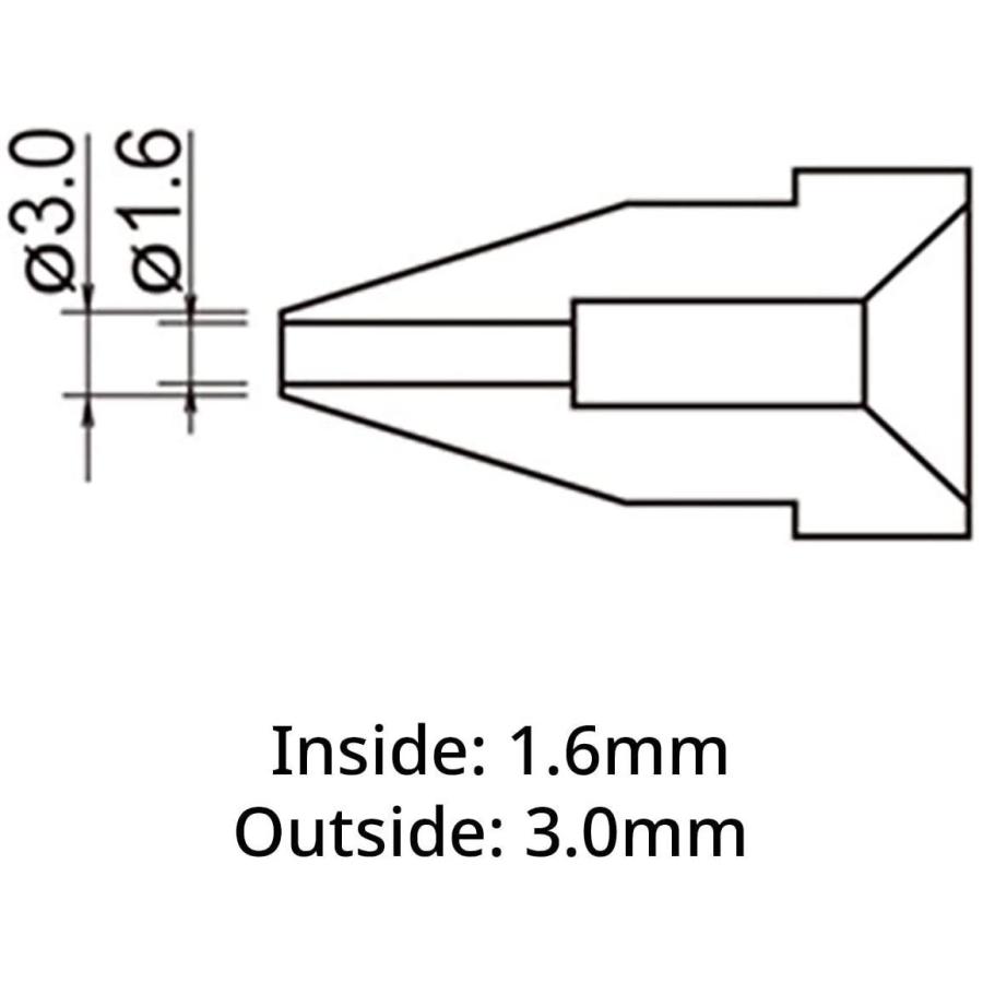 在庫限り】 白光 交換ノズル A1007 1.6mm 圧着工具一般 - st-colomban-tt.org