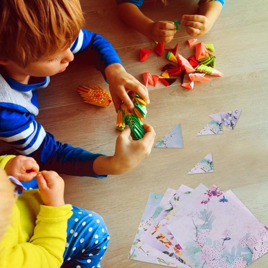 Ledmomo 折り紙 千代紙 両面 おりがみ 花柄 フラワー 子供折り紙 千羽鶴用 結婚式 誕生日 飾り15cm角 100枚 Tg Office 通販 Yahoo ショッピング