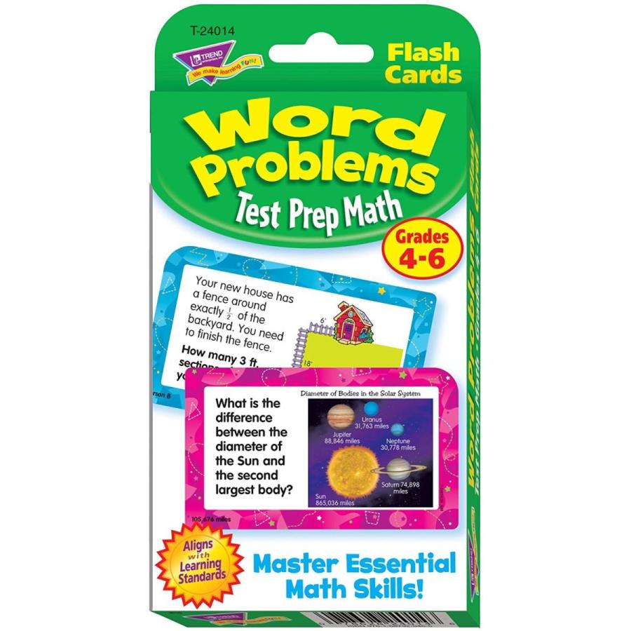 トレンド 英単語 算数クイズ 4 6年生レベル Trend Word Problems Test Prep Math Grades 4 6 Tg Office 通販 Yahoo ショッピング