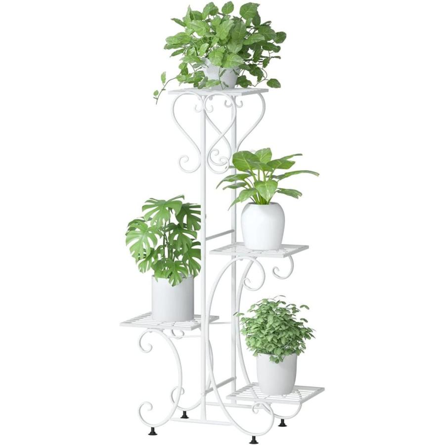 激安通販 ワイヤーバレリーナスタンド 白 6個入り 花器 花台 取寄せ品