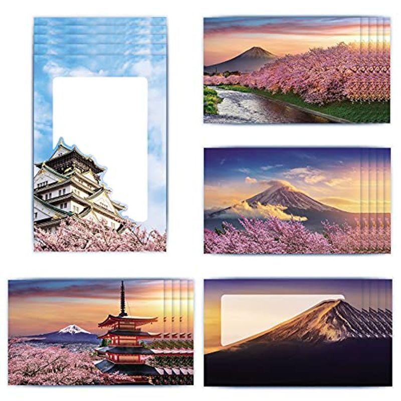 25枚 セット 富士山 葉書 はがき 郵便番号枠入り 桜 ポストカード セット 厚手 メッセージカード 挨拶状 ハガキサイズ 長方形 郵 Tg Office 通販 Yahoo ショッピング