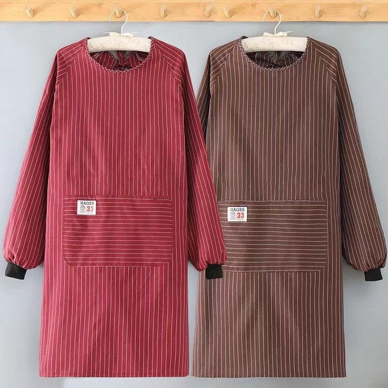 割烹着 おしゃれ エプロン 袖付き かわいい かっぽう着 メンズ