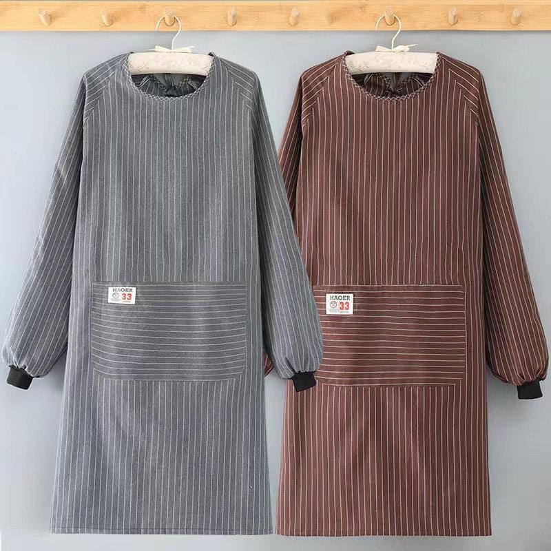 割烹着 おしゃれ エプロン 袖付き かわいい かっぽう着 メンズ