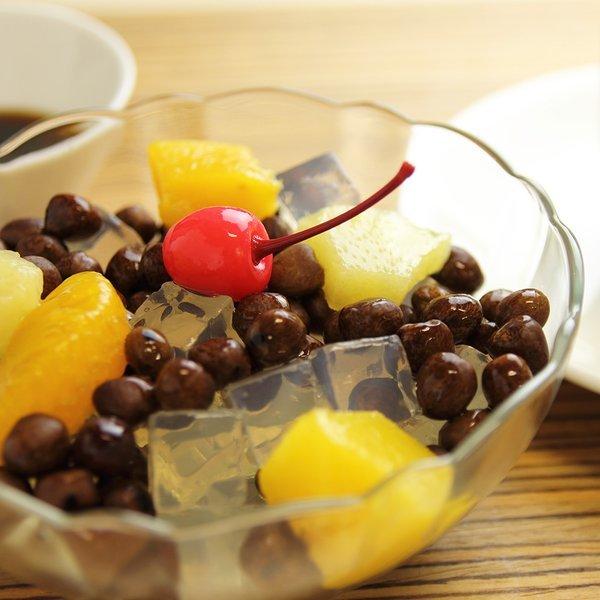 天狗缶詰 みつ豆用寒天 缶詰 2号缶 固形525g あんみつ 和カフェ