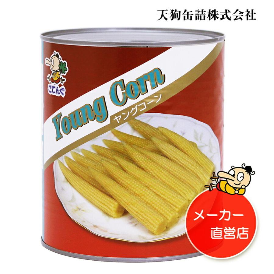 ヤングコーン水煮 缶詰 タイ産 ホール 1号缶 個数150本以上 天狗缶詰 業務用 食品 業務用e缶詰屋こてんぐ 天狗 缶詰 通販 Yahoo ショッピング