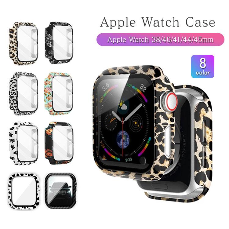 Apple Watch 8 7 アップルウォッチ カバー アニマル 花柄 豹柄