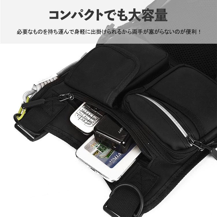ボディバッグ メンズ 撥水 防水 ストリート スポーツ ミリタリー