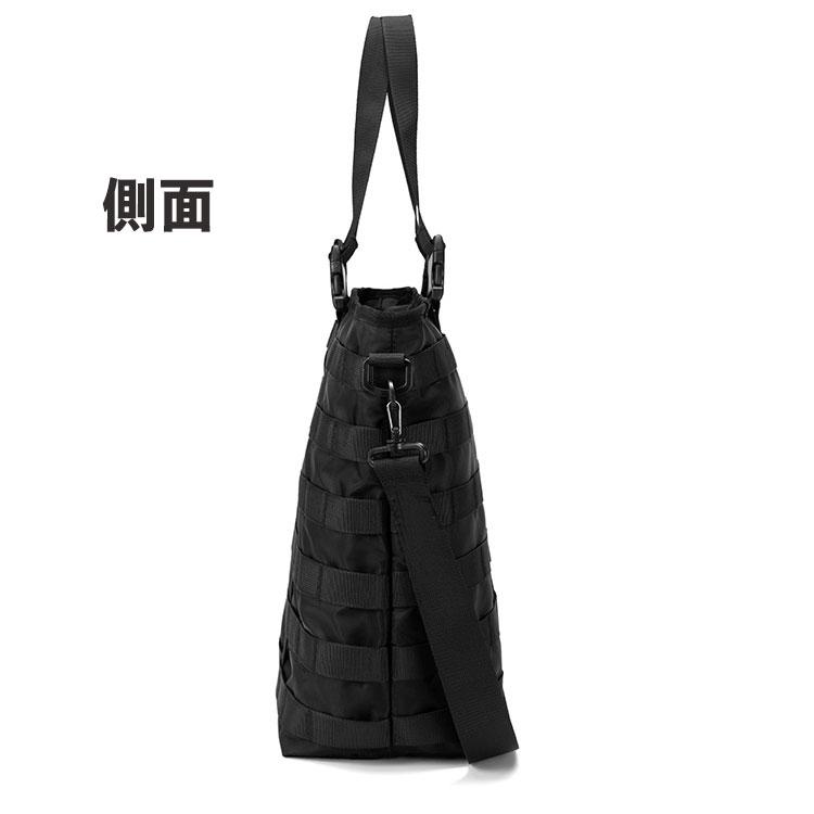トートバッグ メンズ 撥水 ナイロン カジュアル 横型 大容量 2way A4