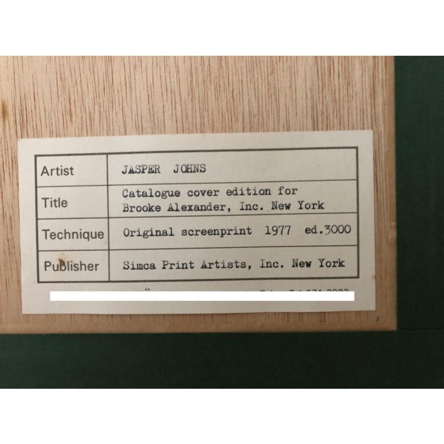 ジャスパー・ジョーンズ / JASPER JOHNS “Untitled-ULAE S.13 (CROSS HATCH)” オリジナル・リミテッド・エディション・プリント｜tgotart｜02