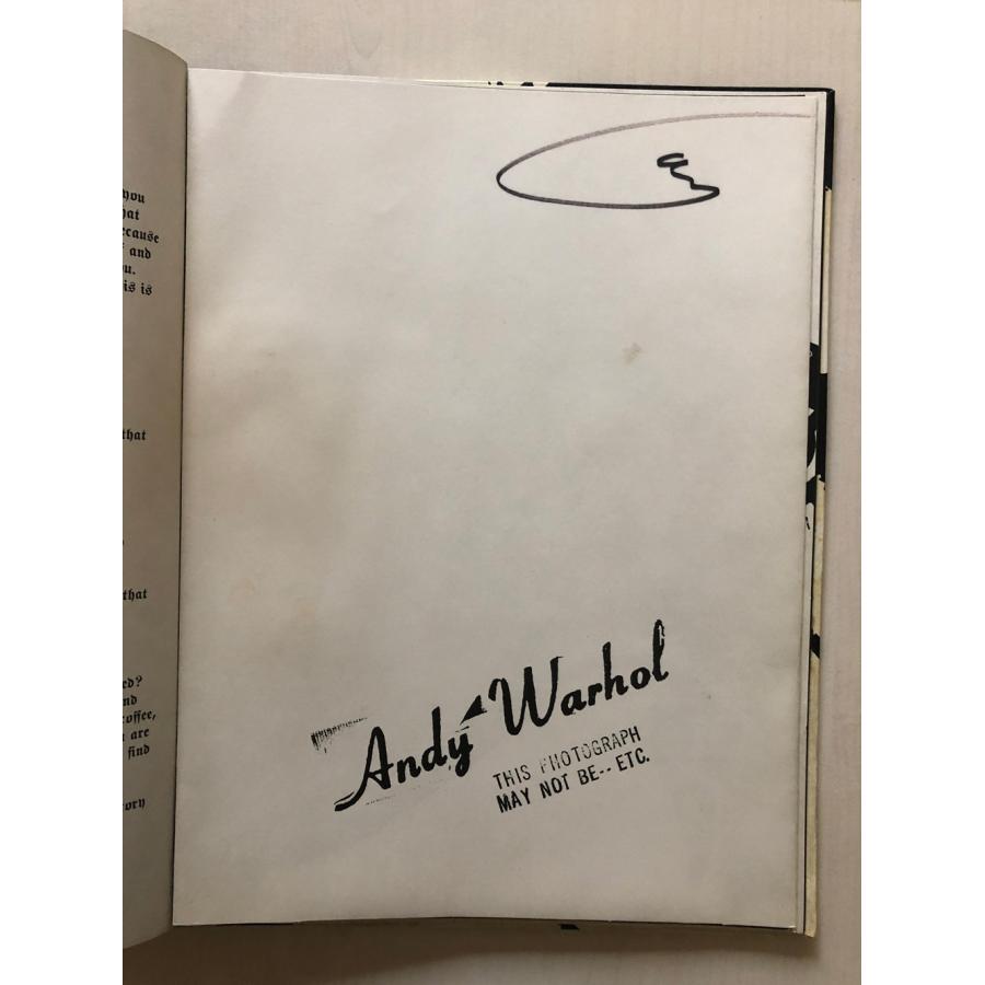 アンディ・ウォーホル / ANDY WARHOL “ インデックスブック・INDEX (BOOK)  ” 自筆イラスト&サイン入り初版本｜tgotart｜04