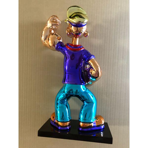 ジェフ・クーンズ / JEFF KOONS “ POPEYE ポパイ ” クローム