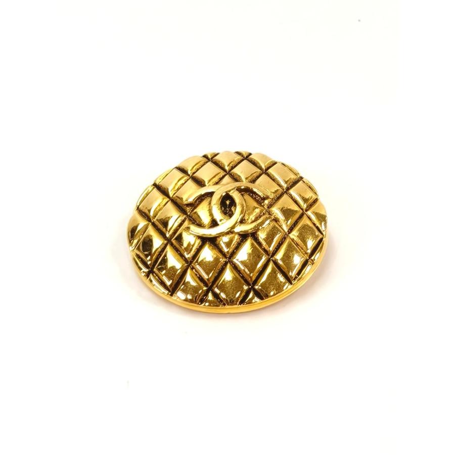 CHANEL シャネル ヴィンテージ ココマーク マトラッセ ブローチ