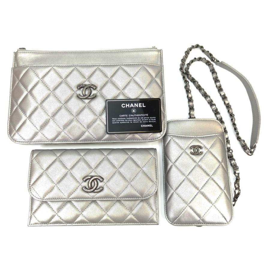 CHANEL（シャネル） マトラッセ マルチバッグ チェーンショルダー 財布