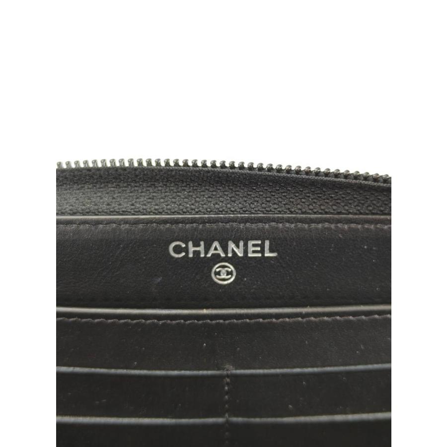 CHANEL（シャネル） ココマーク ラウンドファスナー 長財布 キャビア