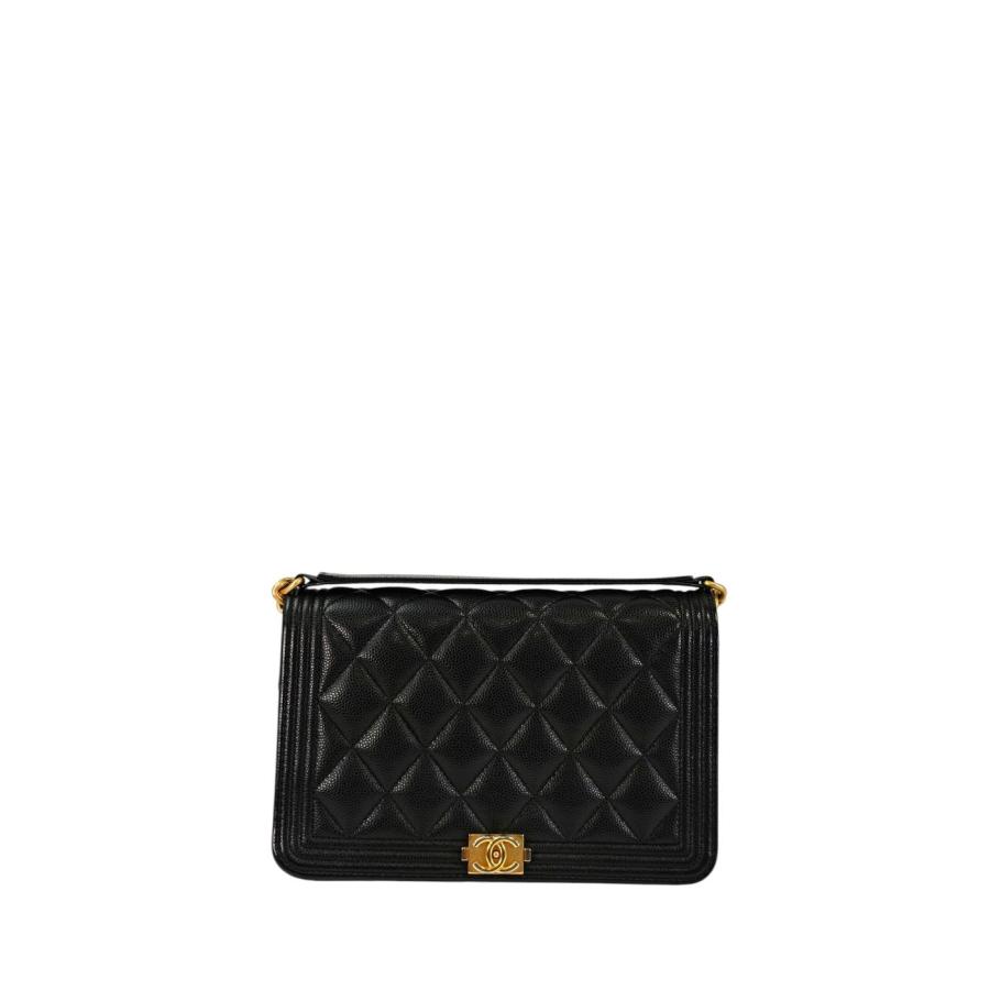 CHANEL（シャネル） ボーイシャネル チェーン ウォレット キャビア