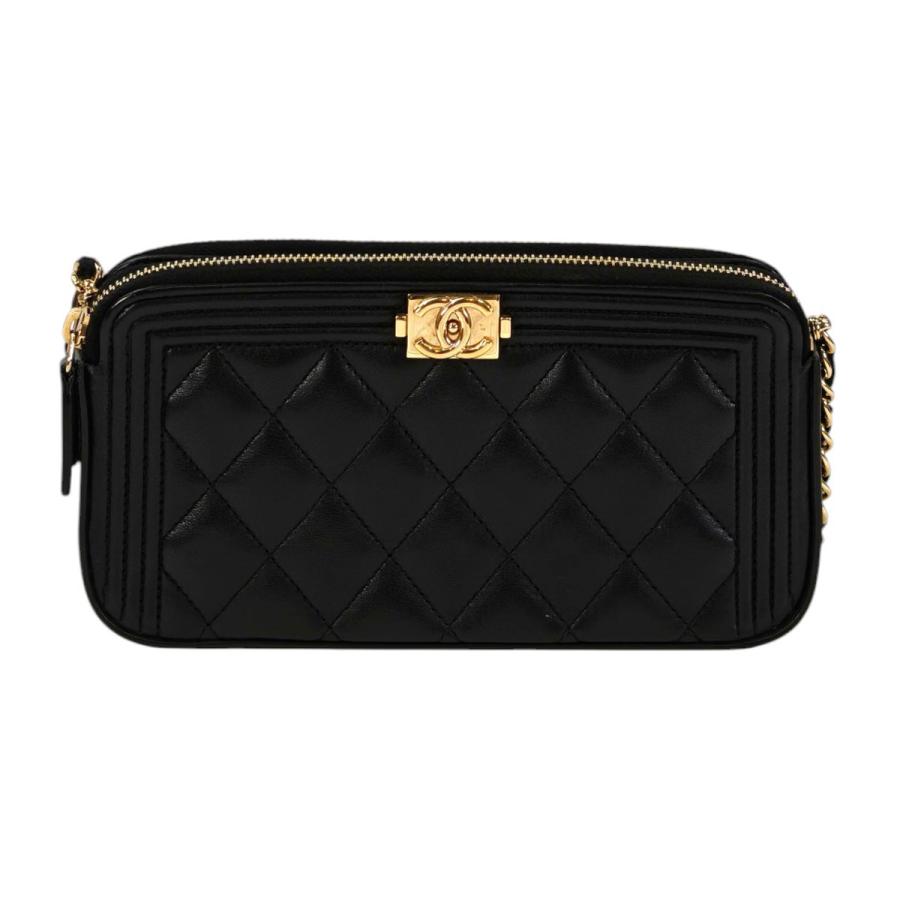 CHANEL（シャネル） ボーイシャネル チェーンウォレット ブラック 管理