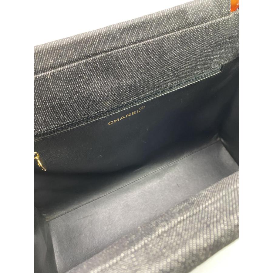 CHANEL シャネル ハンドバッグ デニム べっ甲 ココマーク 管理番号：8475_8