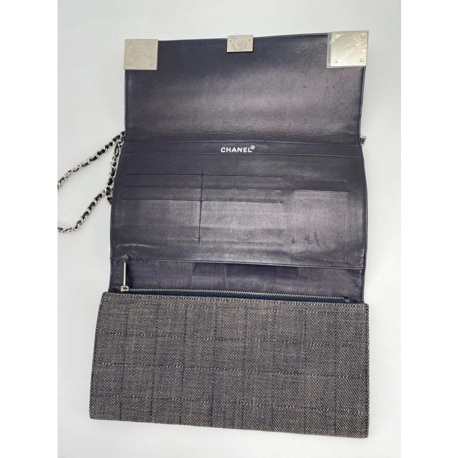 CHANEL（シャネル） チョコバー デニム ショルダーバッグ チェーン 