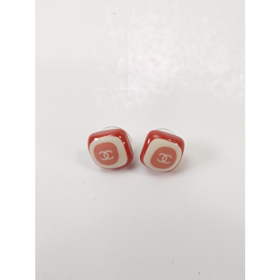 CHANEL（シャネル） ピアス ココマーク ピンク 赤 管理番号：9674 