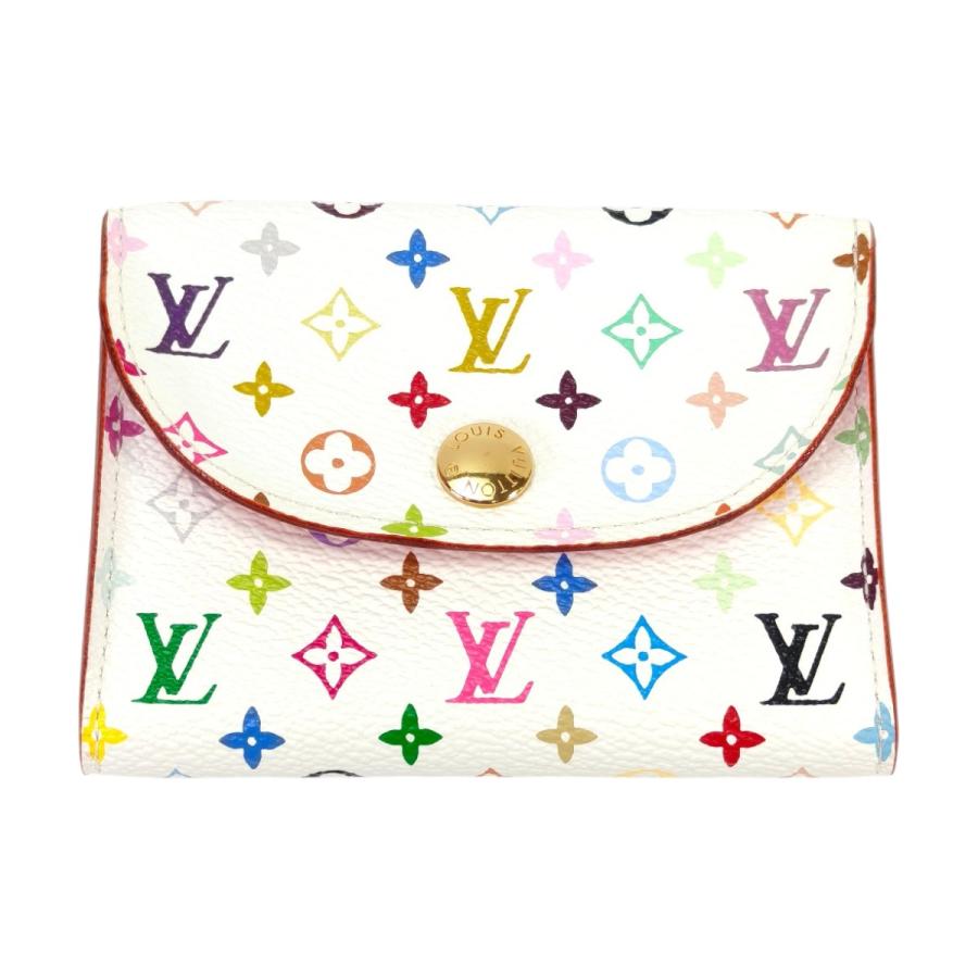 【微美品】LOUIS VUITTON　マルチカラー　名刺入れ　アンヴェロップ LOUIS VUITTON（ルイ・ヴィトン） モノグラム マルチカラー