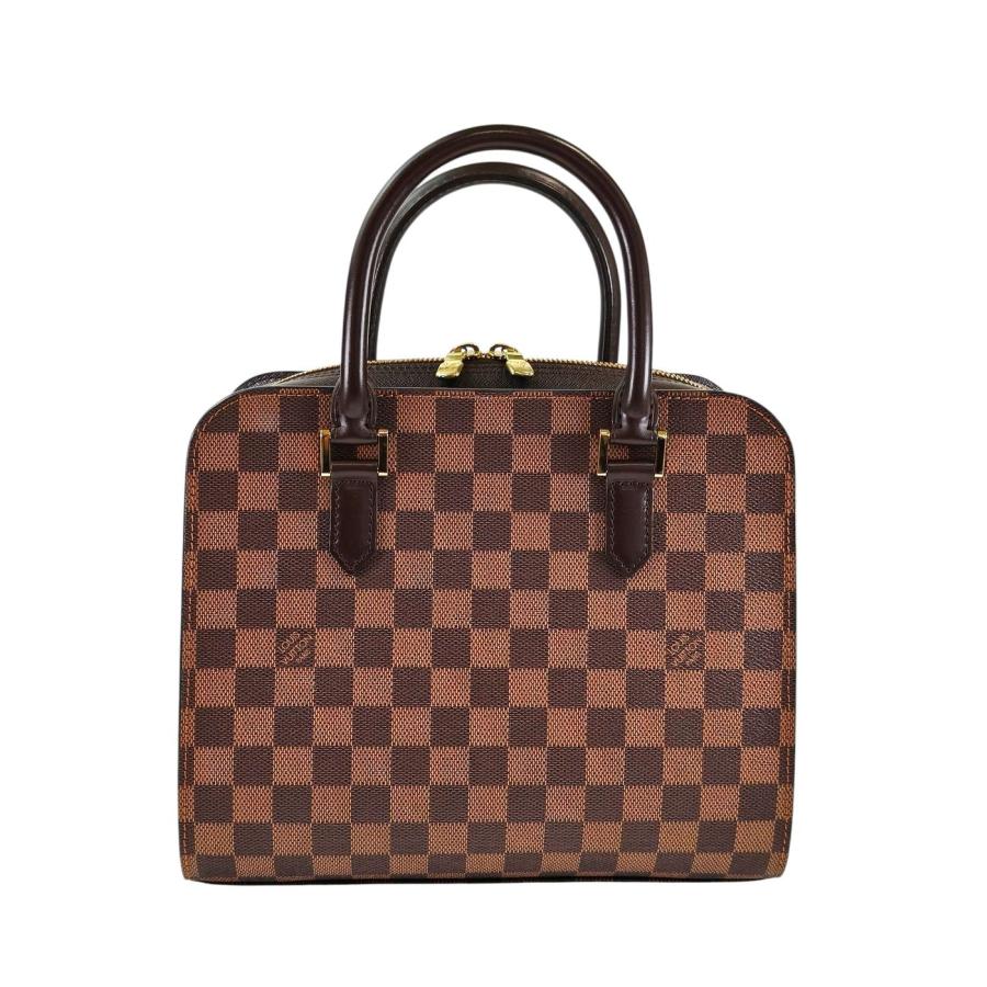 Louis Vuitton ルイヴィトン ダミエ トリアナ ハンドバッグ ブラウン 管理番号：11257_2