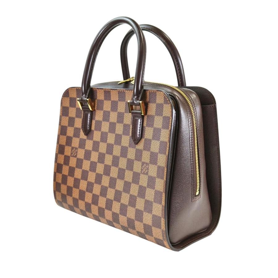 Louis Vuitton ルイヴィトン ダミエ トリアナ ハンドバッグ ブラウン 管理番号：11257_3
