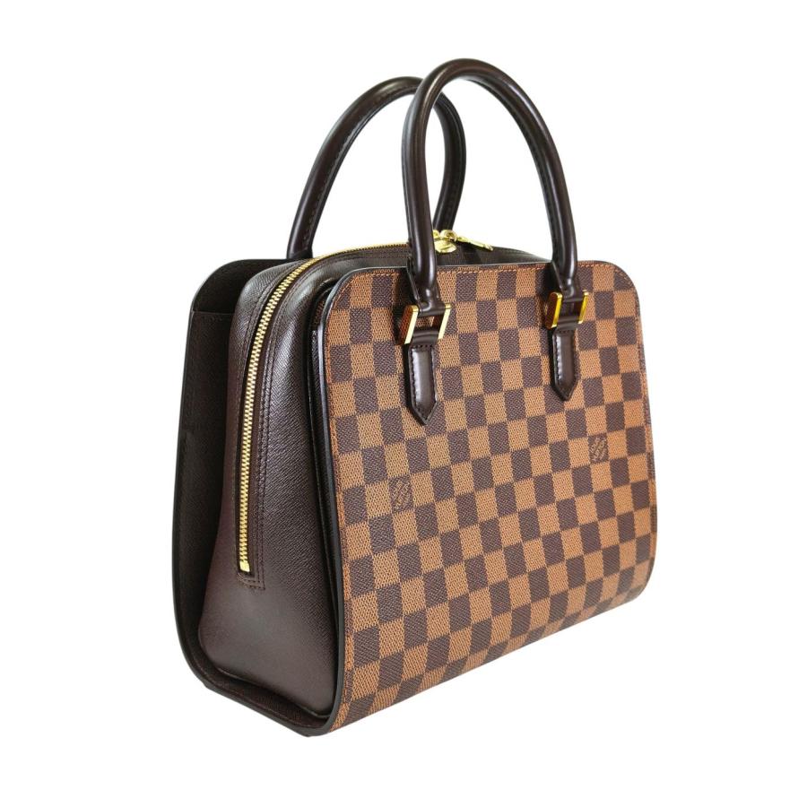 Louis Vuitton ルイヴィトン ダミエ トリアナ ハンドバッグ ブラウン 管理番号：11257_4